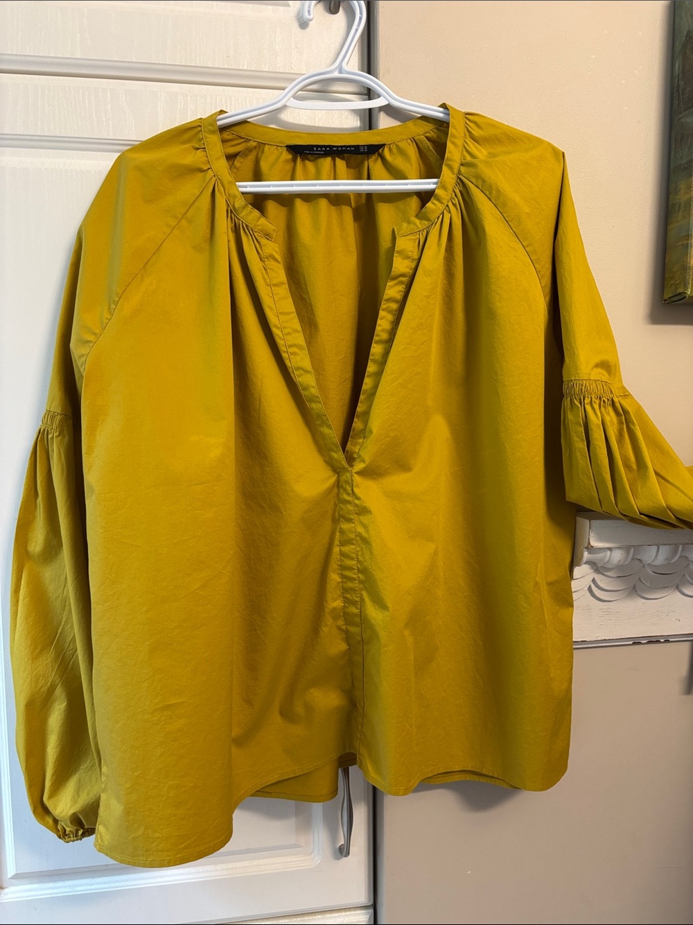 Zara cotton boho blouse